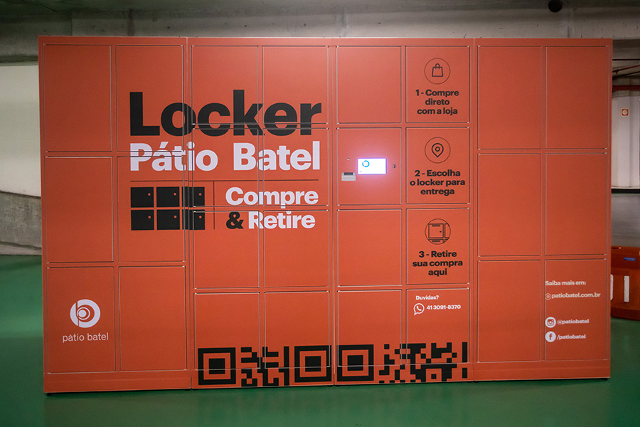 Lockers Pátio Batel Armários Inteligentes - Revista Shopping Centers